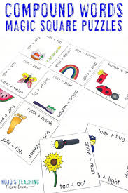 Compound Words Worksheet Alternatives Games Or Literacy Center Activities In 2020 Compound Words Worksheets Compound Words Literacy Center Activity