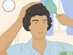 Dampen your hair with water. Easy Ways To Style Your Hair Like Harry Styles 9 Steps