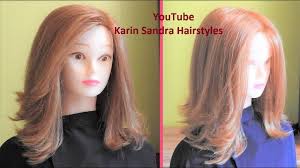 This is a supercute medium hairstyles option for thick hair. Layered Bob Haircut Tutorial Medium Length Haircut With Layers For Women Youtube