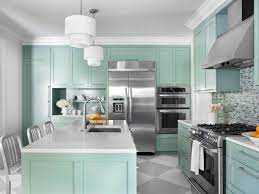 Once hardened, it forms a strong protective shell over wood. Color Ideas For Painting Kitchen Cabinets Hgtv Pictures Hgtv