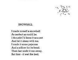 Snowball Silverstein Poems Shel Silverstein Poems Shel Silverstein