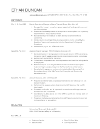 Bank operations managers perform both administrative and accounting duties in a financial institution. Branch Operations Manager Resume Examples And Tips Zippia