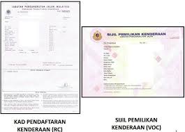 Jpj Introduces Vehicle Ownership Certificate As Replacement For Current Registration Card System Paultan Org