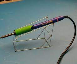 Soldering Iron Stand Made Out Of Wire Soldering Iron Soldering Soldering Irons