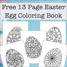 Some of the best easter activities for all ages revolve around the classic easter egg. Easter Egg Coloring Pages Free Printable Easter Egg Coloring Book