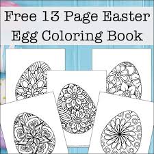 The spruce / ashley deleon nicole these free pumpkin coloring pages will be sna. Easter Egg Coloring Pages Free Printable Easter Egg Coloring Book