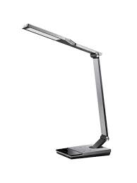 Workpro Led Lamp W Charging Base Gray Office Depot