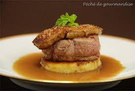 Medaillon De Veau Aux Pommes Et Au Foie Gras Peche De Gourmandise Grenadin De Veau Recettes De Cuisine Recette