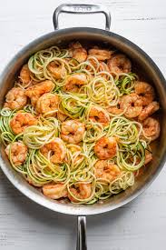 Some ways of making your noodles healthy include using nutritious ingredients, preparing your dishes in a healthier manner, and decreasing your portion size. Shrimp Scampi With Zoodles Feelgoodfoodie
