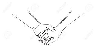 The hand is the most flexible human organ. Continuous One Line Drawing Of Holding Hands Couple Romantic Royalty Free Cliparts Vectors And Stock Illustration Image 135869259