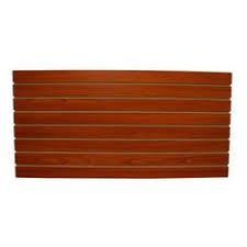 Garageescape 2 Ft X 4 Ft Cherry Slatwall Easy Panel 2 Piece Per Box 5039 The Home Depot Slat Wall Paneling The Home Depot