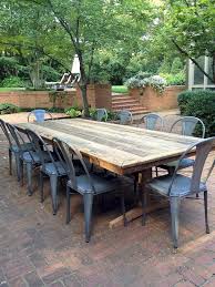 Would A Long Cedar Table Deter Moths And Serve As Assembly Line Could Your Dad Help Make This Keri Rustic Patio Furniture Rustic Patio Outdoor Patio Table