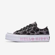 Converse X Hello Kitty Chuck Taylor All Star Clean Lift Canvas Low Top Women S Shoe Nike Com Chuck Taylor All Star Chuck Taylors All Star Shoes