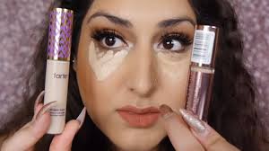 Below is an example of tarte shape tape in action using multiple shades. Tarte Shape Tape Concealer Vs Makeup Revolution Conceal And Define Concealer Miss Aaish Youtube