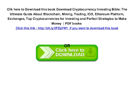 What charts should i use to trade bitcoin & cryptocurrencies? Cryptocurrency Guide Pdf Best Platform To Trade Cryptocurrency