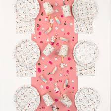 Comment organiser un anniversaire theme licorne : Anniversaire Licorne Vaisselle Jetable 8 Assiettes Licorne