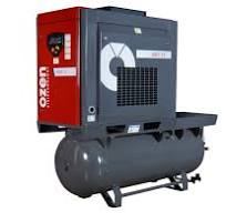 OZEN OASC Belt Drive 5.5 HP Rotary Screw Air Compressor, 80 Gallon