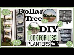 Dollar Tree Diy Planter Ideas Look For Less Modern Farmhouse Boho Fabedhacks Planters 3 Youtube Diy Planters Diy Dollar Tree Decor Diy Garden Decor