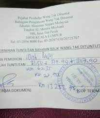 Egumis anm semakan wtd wang tak dituntut online & proses bayaran balik. Terdapat 3 Kategori Wang Tidak Dituntut Yang Diberitahu Oleh Jabatan Akauntan Negara