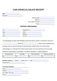 12 sample car receipts in pdf ms word