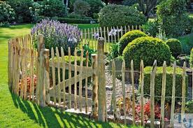 Zaun Aus Edelkastanie Naturzaun Garten Kastanienzaun
