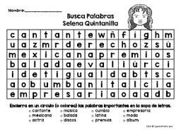 Recently we were perusing her brother, a.b. Selena Quintanilla In Spanish Actividades Escritura Selena Quintanilla