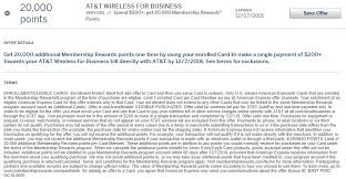 Maybe you would like to learn more about one of these? Amex Offer 200 Back Or 20 000k Points On At T Business
