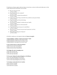 We did not find results for: Modal Verbs Exercises