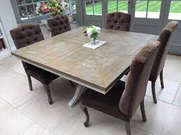 Used India Jane Mirabelle Dining Chair Grey Velvet 12 Available Dining Chairs Chairs For Sale Rustic Dining Table