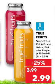 Feel free to purchase our items with maximum discount possible. True Fruits Smoothie 750 Ml Angebot Bei Kaufland