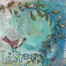 Jenni Horne Studios Listening Art Journal Inspiration Art Bird Art