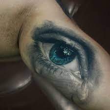 Crying Eyes Girl S Arm Tattoo Best Tattoo Design Ideas Cool Back Tattoos Back Tattoos For Guys Eye Tattoo