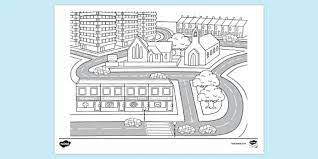 Printable world map coloring sheet. Free City Map Colouring Page Colouring Sheets