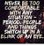 Relationship Never Get Too Comfortable Quote