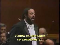 Ma n'atu sole cchiu` bello, oje ne', 'o sole mio, sta 'nfronte a te! O Sole Mio Soarele Meu Subtitrat In Romaneste Youtube