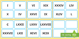 Roman numerals do not have a zero (0) and have 7 digits (i, v, x, l, c, m). Roman Numerals Flashcards Teacher Made
