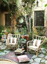 41 Shabby Chic And Bohemian Garden Ideas Matchness Com Bohemian Patio Boho Garden Boho Outdoor