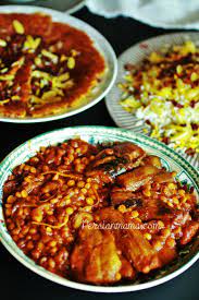 Vegetarian Khoresh Bademjan Recipe Persian Food Persian Cuisine Eggplant Dishes