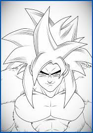 Dibujos De Dragon Ball Z Para Colorear Goku Fase 4 Dragon Ball Dibujos Goku Chibi