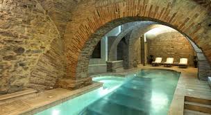 Brufani Palace Hotel Small Luxury Hotels Of The World Perugia Indoor Swimming Pool Design Luxury Swimming Pools Underground Pool