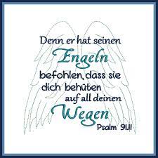 Stickdatei Spruch Psalm Engel Rock Queen
