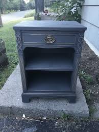 After Using Rust Oleum Chalk Paint In Charcoal Painting Furniture Diy Rustoleum Chalk Paint Dining Room Furniture Redo