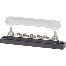 Blue Sea Systems Common 150 Amp 10 To Gang Busbar With Cover Van Life Living On The Road Car Accessories
