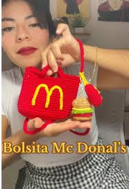 Mini Bolso Mc Donalds A Crochet