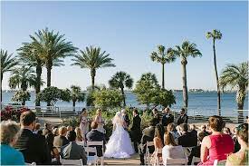 Moody Gardens Wedding Ceremony In Galveston Texas Herb Garden Water View Tropical Garden Weddings Ceremony Outdoor Wedding Venues Wedding Venue Houston