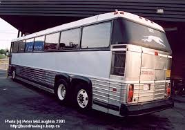 Image result for Silver 1990 Greyhound Bus
