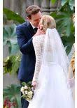 It was my friend's wedding, and i was one of the bridesmaids. Samara Weaving White Lace Wedding Dress In Movie Ready Or Not