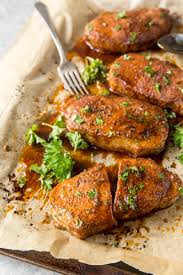 The chops remained moist and tender and the resulting pan sauce was amazing. Best Baked Pork Chops Easy Recipe Kristine S Kitchen