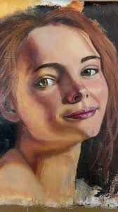 Just a few highlights to go and then it’s finished. Acrylic underpainting  followed by oil to give it some punch. The recording of the oil layer  failed so this is just the underpainting and the final ...