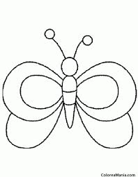 Dibujo Para Colorear Mariposa